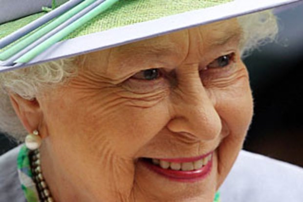 Parading over her reign