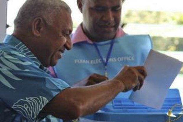 Frank Bainimarama headed for victory in Fiji's first elections since ...