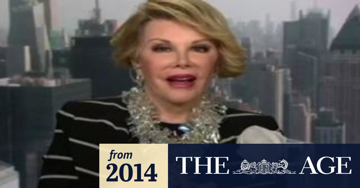 Joan Rivers Storms Out Of Cnn Interview – EEKJRM