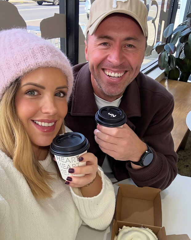 The Block star Eliza Paschke and Clint Stanaway's sweet update as they  prepare to co-parent first child | Nine.com.au