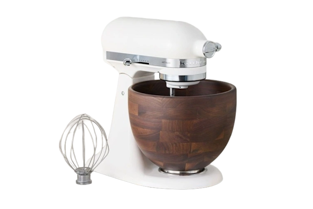 KitchenAid Stand Mixer in Porcelain White.