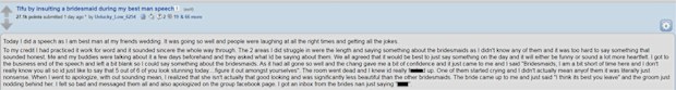 Best Man Speech fail