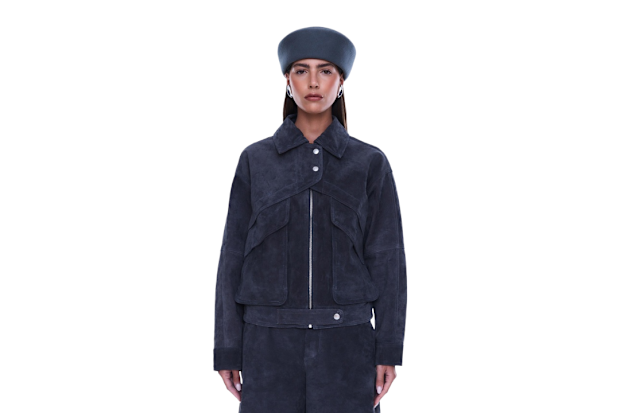 Ena Pelly Emma Utility Suede Jacket.