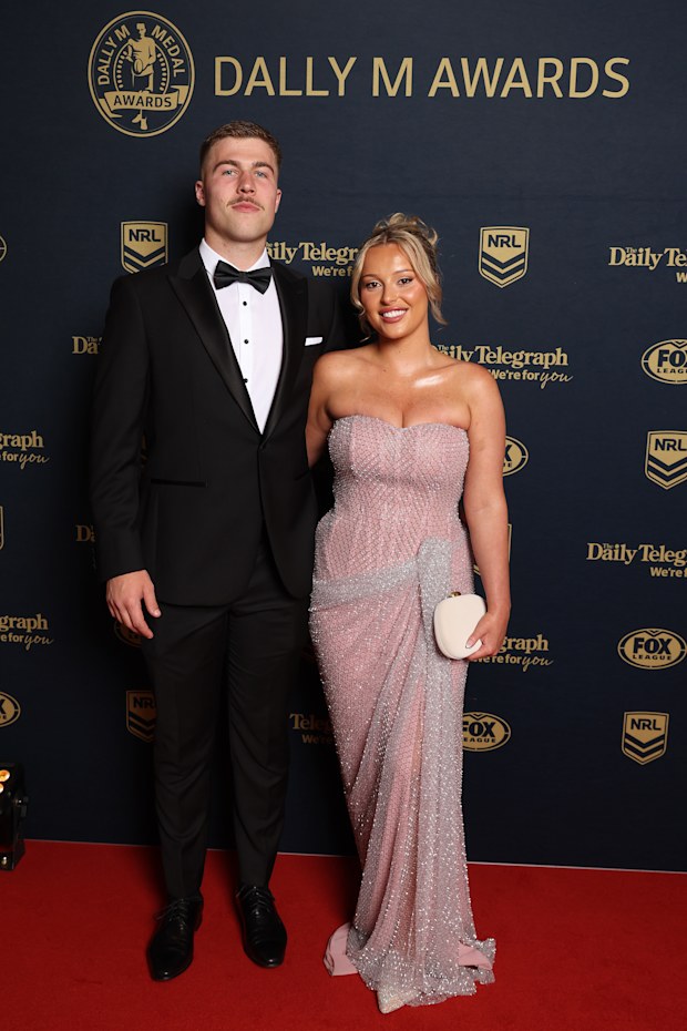 Ethan Sanders of the Canberra Raiders arrives ahead of the 2026 Dally M Awards at The Cutaway, Barangaroo on September 30, 2026 in Sydney, Australia.