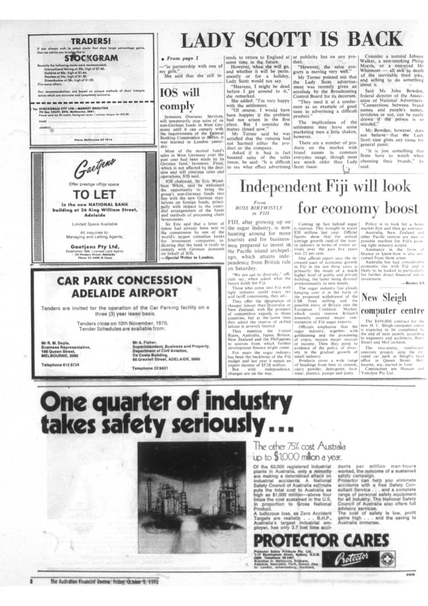 AFR celebrates 70 years in print from the archives a curious case of mistaken identity and