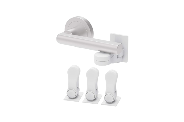 Inaya Child Proof Door Lever Lock 3 Pack.