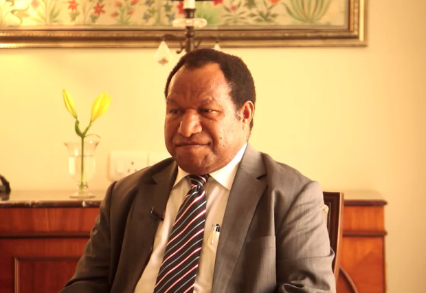 William Duma, PNG petroleum minister.