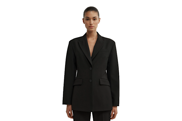 Witchery Seam Detail Blazer in Black.
