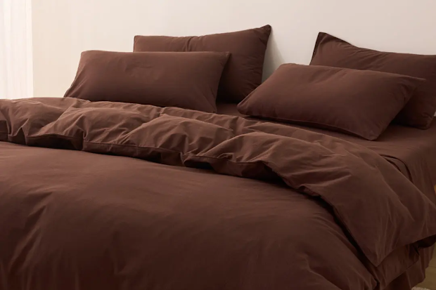 Sheet Society Leo Washed Cotton Quilt Cover.