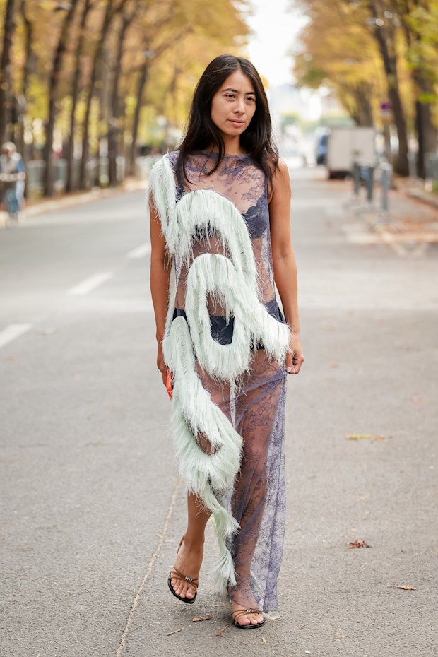 Michelle Li during Day Nine of Paris Fashion Week - Womenswear Spring/Summer 2027 on October 6, 2026 in Paris, France.