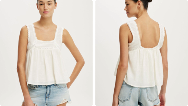The perfect breezy top for summer.