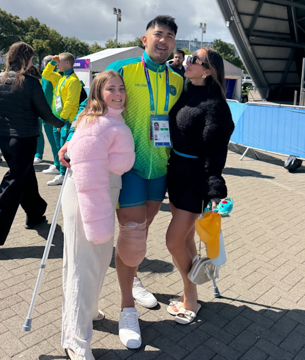 Ridge Barredo and Jade Pywell Commonwealth Games