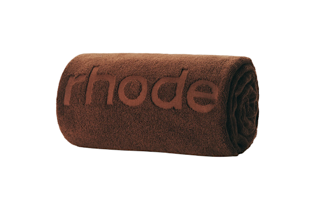Brown Rhode Terry Towel. 