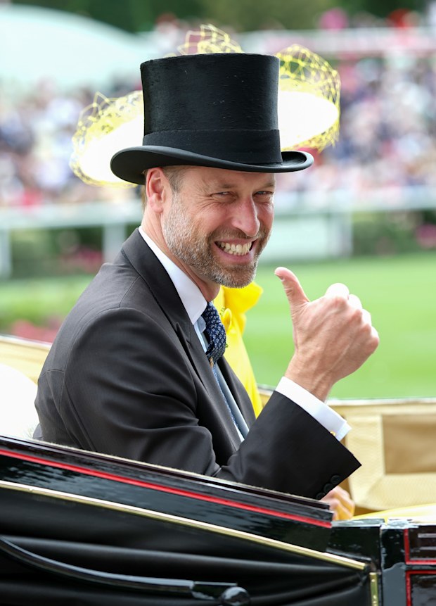 Prince William, Prince of Wales attends day two of Royal Ascot 2026 at Ascot Racecourse