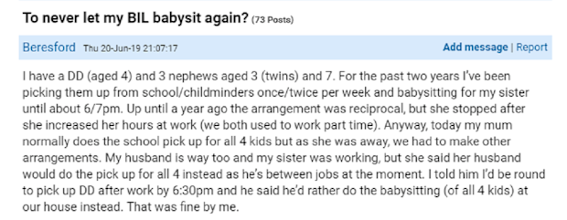 The mum shared her story online.