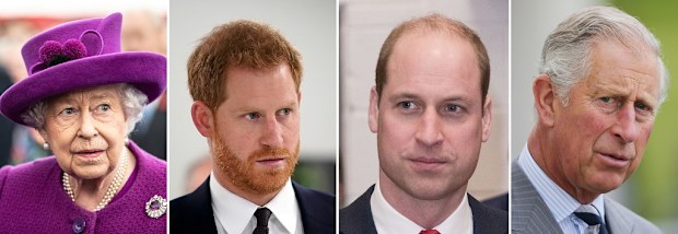 The Queen hosted Prince Harry as well as Prince William and Prince Charles.