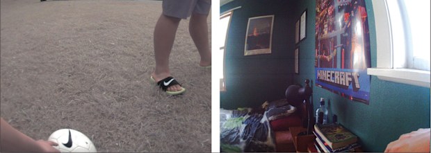 Image examples of children's exposure to marketing