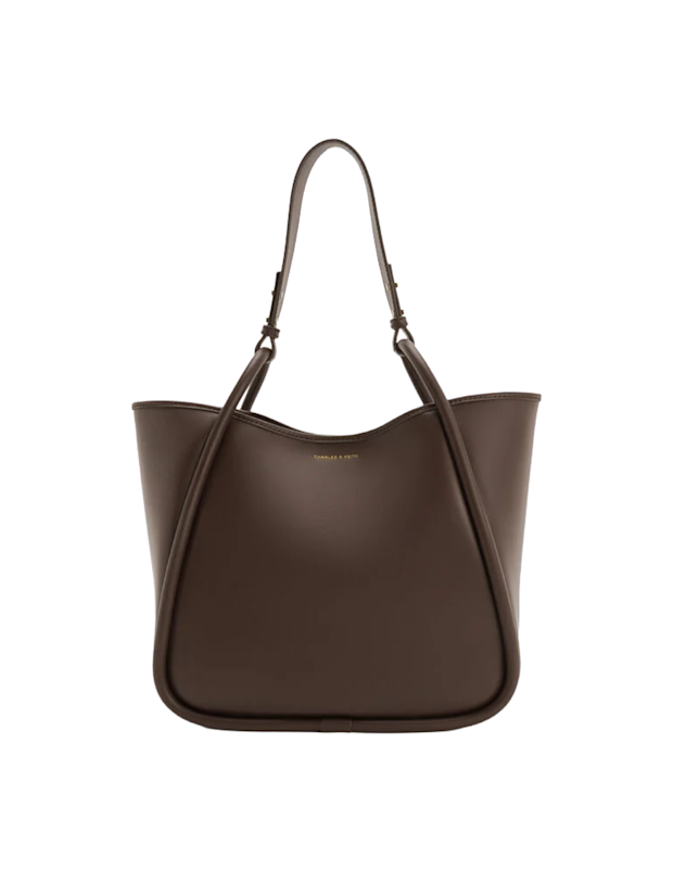 Charles & Keith Lyla Tubular Slouchy Tote Bag.