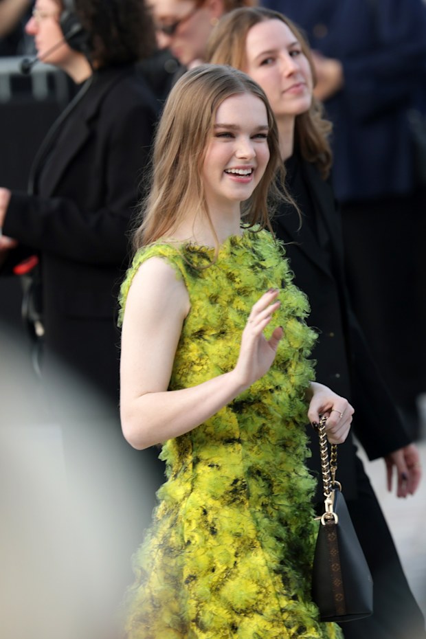 Summer H. Howell at the Louis Vuitton Womenswear Spring/Summer 2027 show as part of Paris Fashion Week on October 6, 2026 in Paris, France.