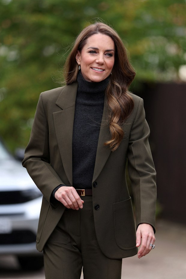 Catherine, Princess of Wales arrives at The Treehouse Children’s Hospice during a visit to learn about the care and support provided by East Anglia’s Children’s Hospices (EACH) on October 22, 2026 in Ipswich, England