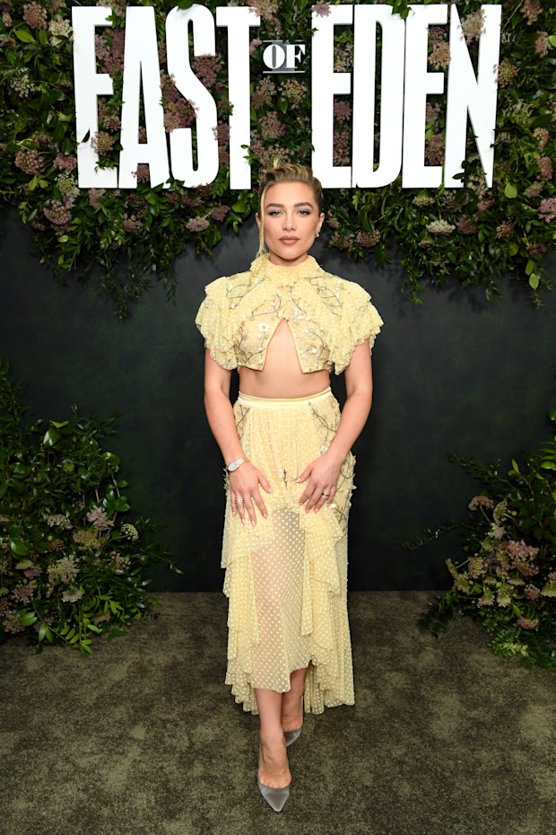 Florence Pugh attends Netflix’s “East of Eden” Screening & Conversation | Awards at The London West Hollywood at Beverly Hills on September 15, 2026 in West Hollywood, California.