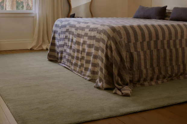 Miss Amara Harris Moss Wool Rug.