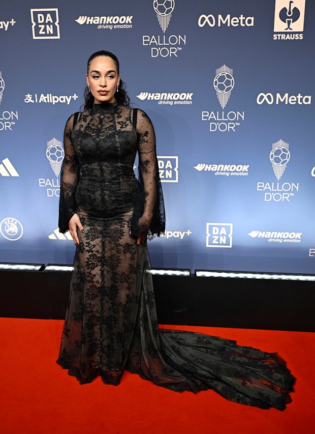 Jorja Smith at the 70th Ballon D’Or Ceremony at Palladium Theatre on October 26, 2026 in London, England.