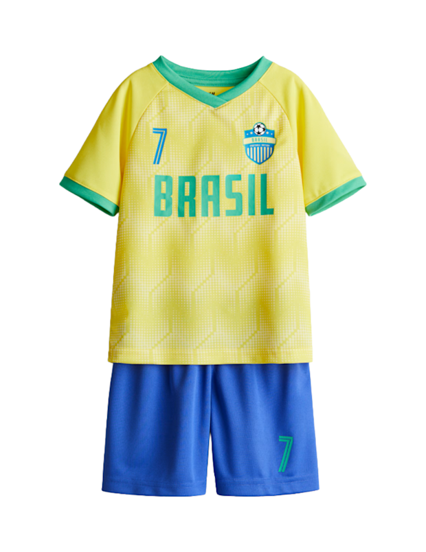 H&M Brazil Soccer Set.