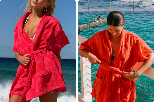 K Juliet beach robe