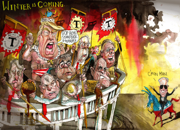US election 2020: Donald Trump cartoons from David Rowe
