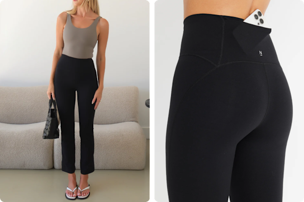 Nimble In Motion Cropped Flared Pants