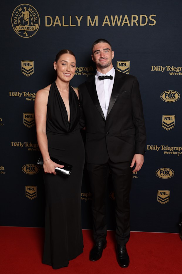 Cody Ramsey of the Sydney Roosters arrives ahead of the 2026 Dally M Awards at The Cutaway, Barangaroo on September 30, 2026 in Sydney, Australia.