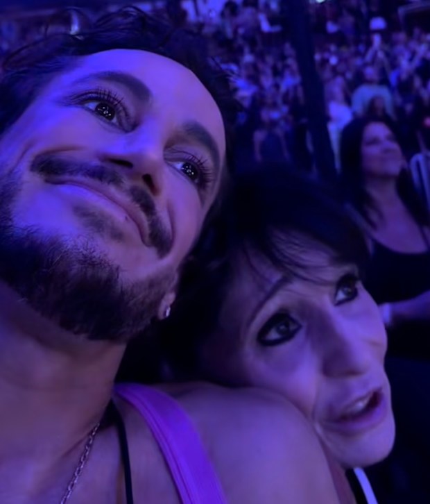 Frankie Grande and Joan Grande