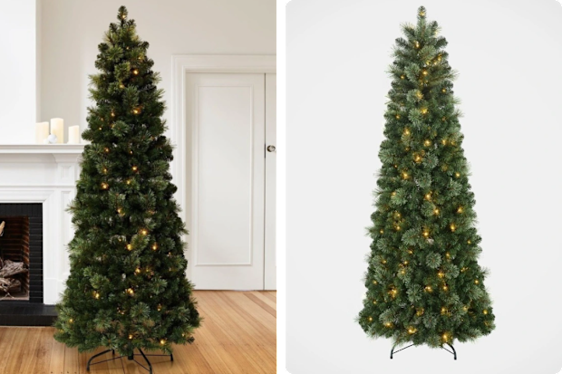Aurora 210cm 200L Pre-lit Pop Up Christmas Tree