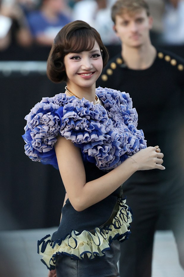 Lisa at the Louis Vuitton Womenswear Spring/Summer 2027 show as part of Paris Fashion Week on October 6, 2026 in Paris, France.