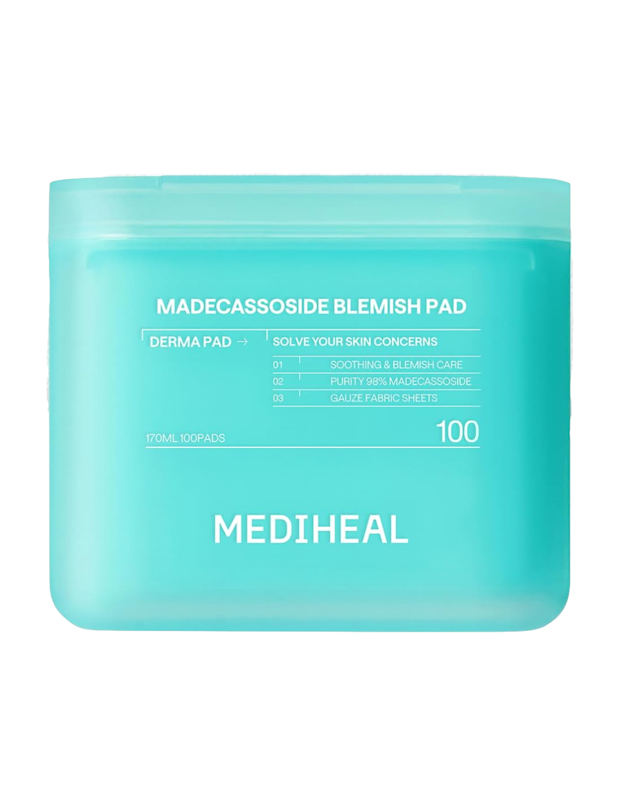 Mediheal Madecassoside Blemish Care Toner Pads.