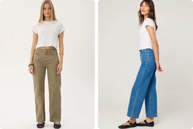 Afends and Rollas jeans to buy