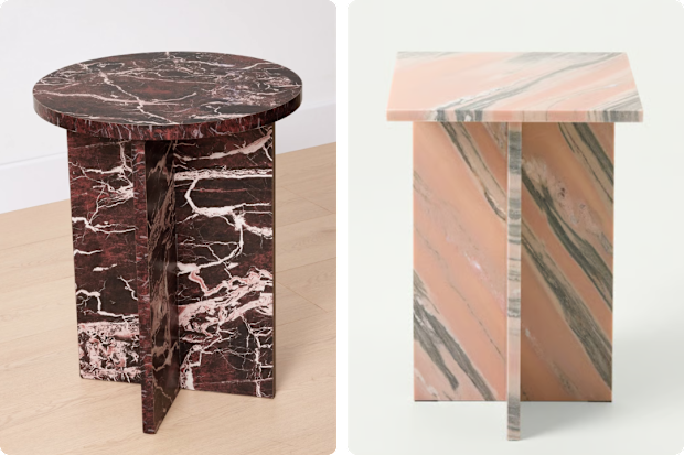 Stylish side tables