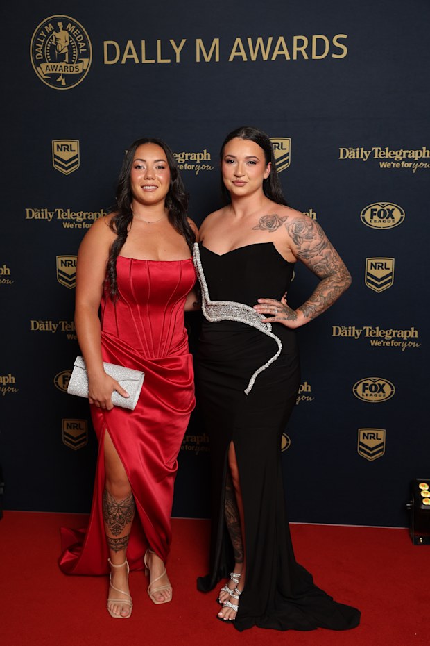 Raecene McGregor of the Wests Tigers arrives ahead of the 2026 Dally M Awards at The Cutaway, Barangaroo on September 30, 2026 in Sydney, Australia.