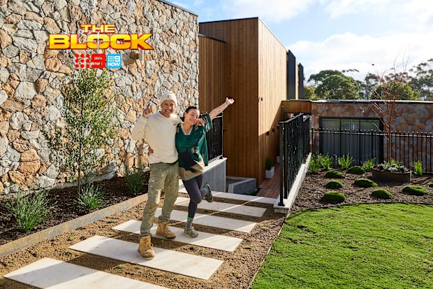 The Block 2026 Room Reveal: Rick and Tayla’s Front Yard and Facade.