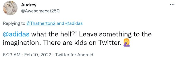 Twitter, Adidas