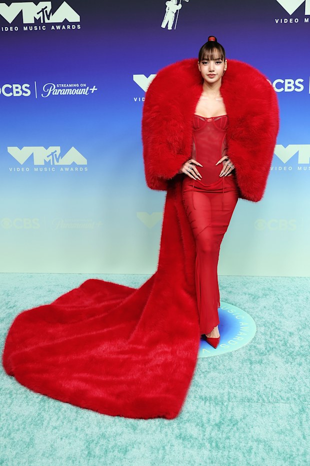 LOS ANGELES, CALIFORNIA - SEPTEMBER 27: LISA attends the 2026 MTV Video Music Awards (VMAs) at Peacock Theater on September 27, 2026 in Los Angeles, California. (Photo by Frazer Harrison/Getty Images)