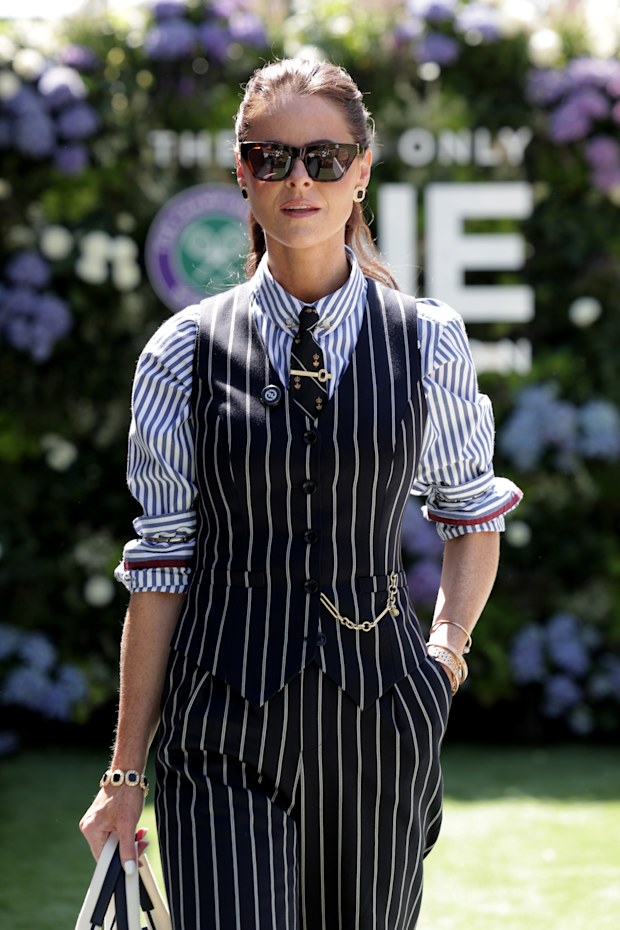 Jade Holland Cooper at Wimbledon on July 7, 2026 in London, England.