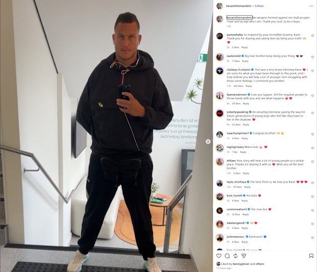 Kane Evans news 2026, comes out as gay in video interview, reaction ...
