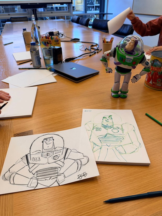 Reid Butler visited the Pixar studios in California ahead of the release of Toy Story 5