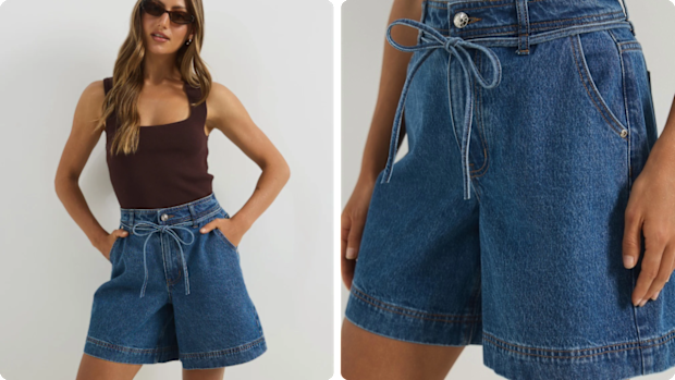 Must-have denim shorts for summer.