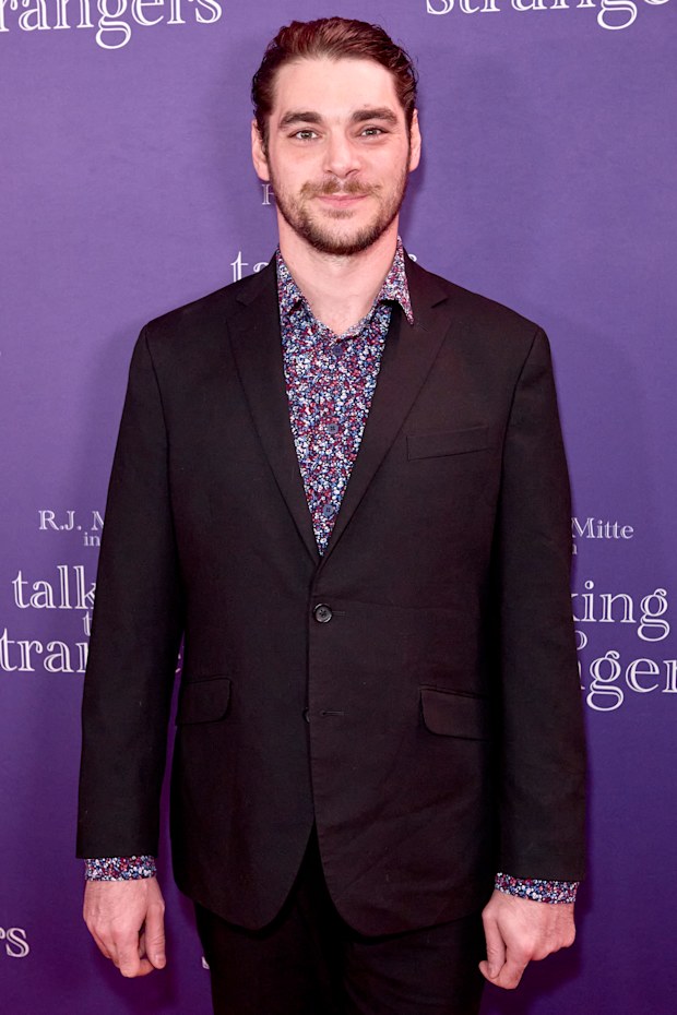 BEVERLY HILLS, CALIFORNIA - SEPTEMBER 30: RJ Mitte attends a screening of “Talking To Strangers” at Fine Arts Theatre on September 30, 2026 in Beverly Hills, California. (Photo by Unique Nicole/Getty Images)