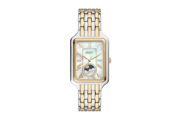 Fossil Women’s Raquel Sun Moon Multifunction Stainless Steel Watch.