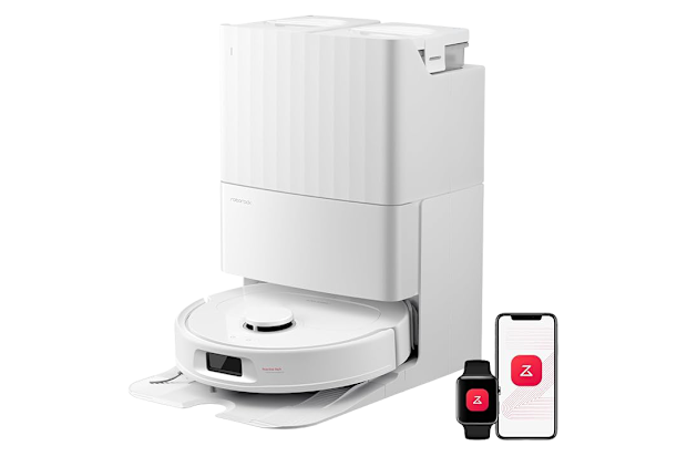 The Roborocks Qrevo L Pro robot vacuum. 