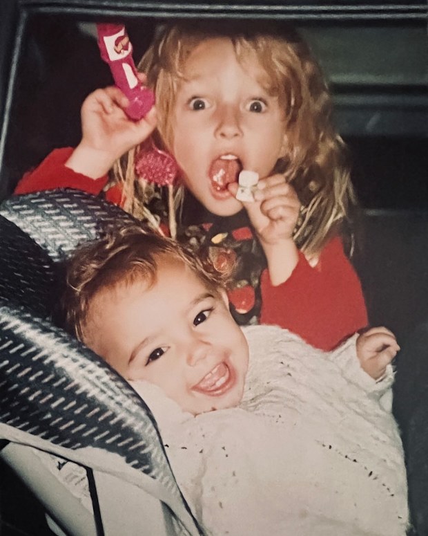 Hayden Panettiere and her brother Jansen as children